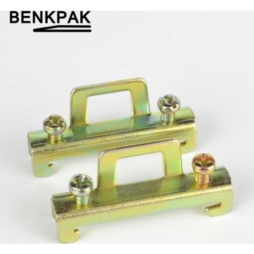2pcs fixed clamp fasten clip for 35mm DIN Rail