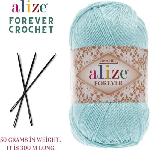 Alize Forever Crochet Yarn, Microfiber Yarn, Hypoallergenic Yarn, Acrylic Yarn, Microfiber Thread Microfiber, forever yarn
