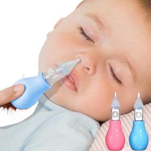 Nasal Aspirator Infant silicone nasal aspirator pump type neonatal cold nasal mucus cleaner baby nasal aspirator safe non-toxic