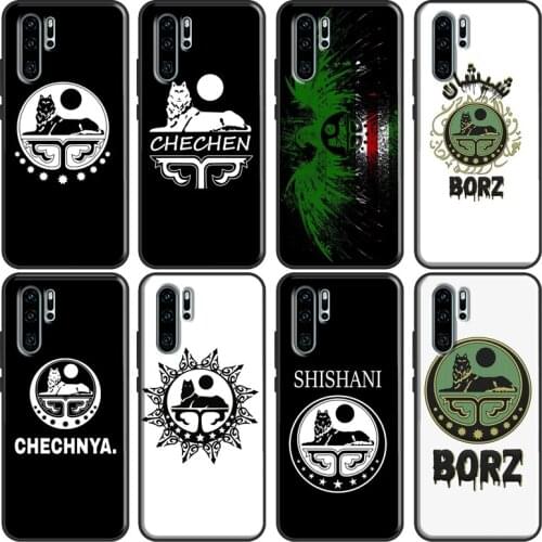 Chechen Coat Of Arms For Huawei P30 Pro P40 P20 Lite Mate 20 Lite TPU Case For Huawei P Smart 2019 2021 Coque
