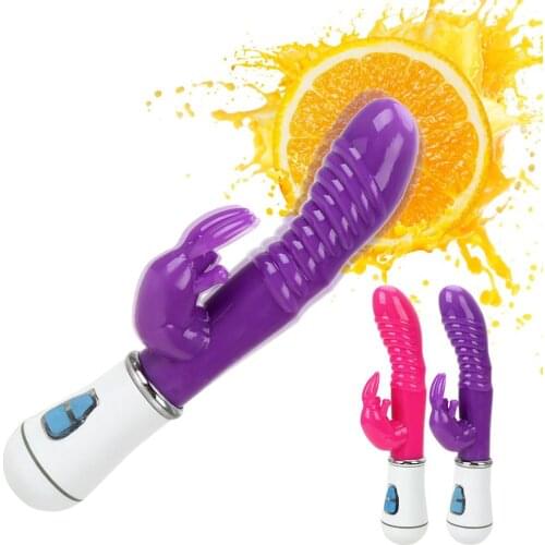 Dildo Vibrator Rabbit Vibrators 12 Speeds G-spot Massager Vagina Clitoris Stimulator Female Masturbator Sex Toys For Women