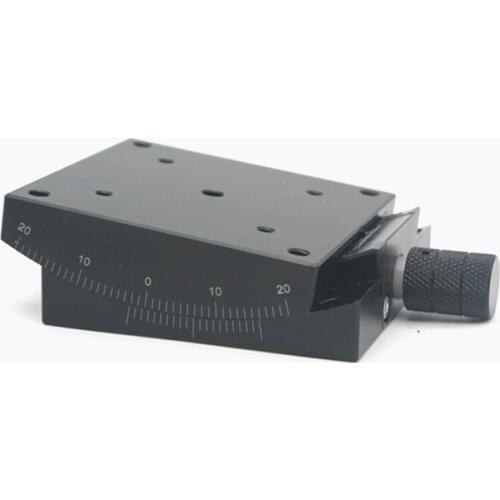 GFG60X Angle Tilt Slide Table Manual Radian Platform 2-dimensional Adjustment Plus and Minus Adjustment Goniometer GFG40