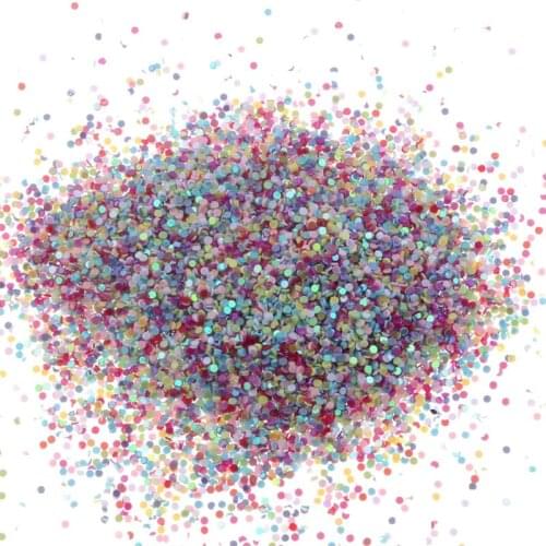 30g 1mm Round Paillette Bulk Sequins Sewing Craft For Clothing Accessories Stage Clothing Jewelry Decorations Making