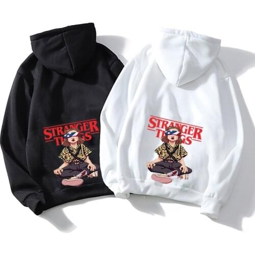 Fashion Stranger Things Print Toddler Boys Girls Sweatshirt Casual Hoodies Baby Winter Warm Long Sleeve Hooded Children Clothes