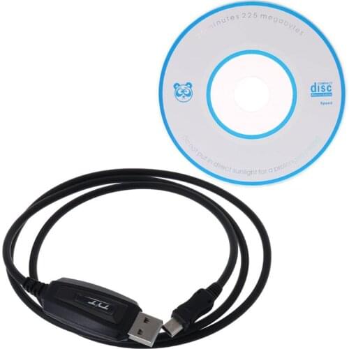 New USB Programming Cable +Software CD For TYT TH9800 Mobile Radio Transceiver hot