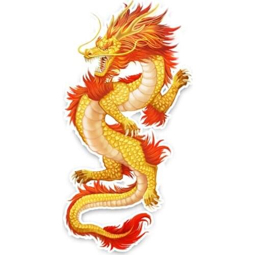 New Funny Chinese Dragon Car Sticker Rearview Mirror Car Decals Vinyl Motorcycle Decals Decal PVC 15cm*7cm