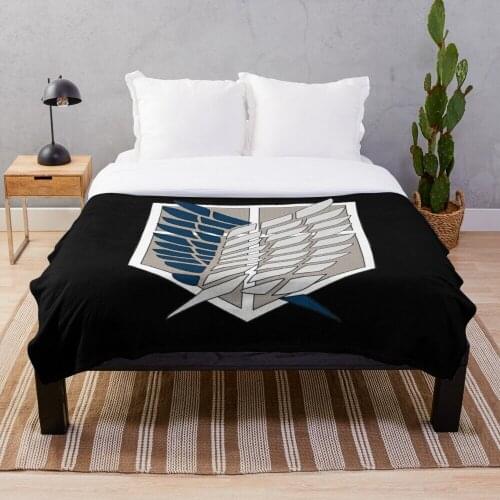 Scouting Legion Attack on Titan Shingeki No Kyojin Anime blanket Fleeceon bed/crib/couch Adult baby girl young child gift