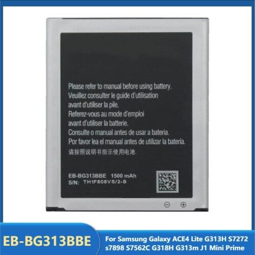 Original Phone Battery EB-BG313BBE For Samsung Galaxy ACE4 Lite G313H S7272 s7898 S7562C G318H G313m J1 Mini Prime 1500mAh