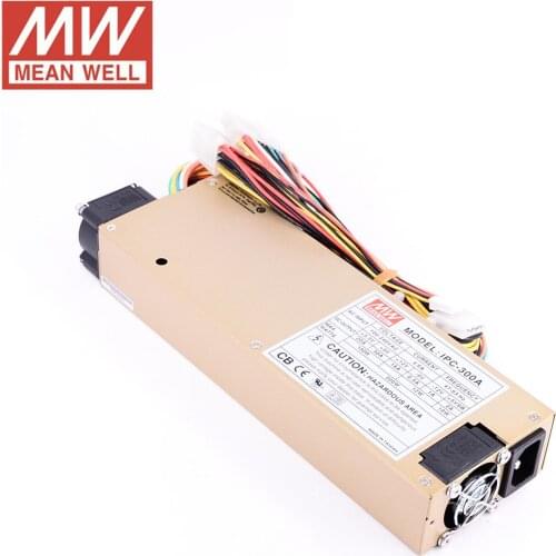 Original Mean Well IPC-300A 300B series meanwell 300W Industrial 1U ATX 12V/P4 PC Power Supply