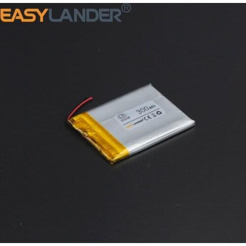 3.7V 300mAh Rechargeable li Polymer Li-ion Battery For pen MP3/MP4/Game Player mouse GPS PSP Lampe speaker toys 033038 303038