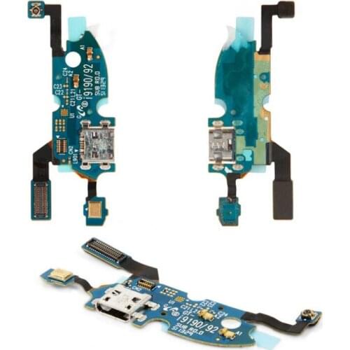 Flat Cable Compatible For Samsung Galaxy S4 Mini I9190 I9192 I9195(Microphone,Charge Connector,With Components)Replacement Parts