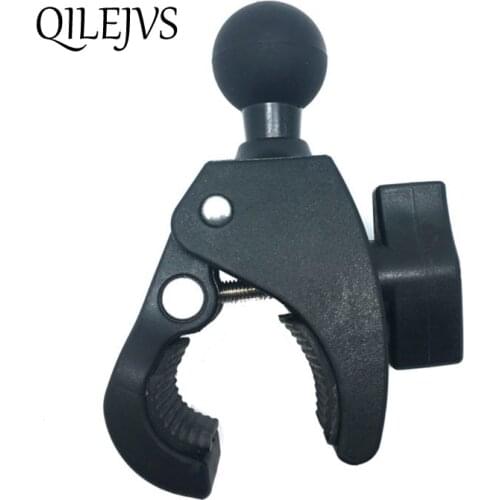 Motorcycle Bicycle Handle Bar Rail Mount with 1 inch Ball Mount for Gopro Action Camera for Ram Mount Handlebar Clamp