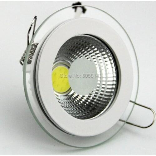 [Seven Neon]free shipping high quality AC85-265V 5W/10W/15W warm white/white LED down light with glass cover