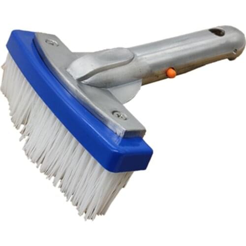 Pool Brush 5.5 Inch Cleaning Brush with Handle for Swimming Pool Bathtub and Aquarium Cleaning Brush for Wall Tile Floor CNIM Ho