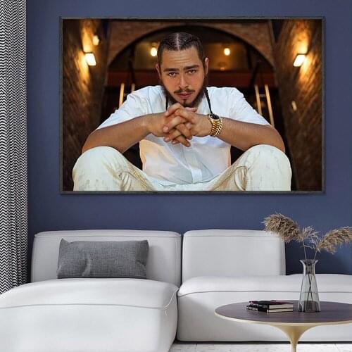 SP087 Silk Cloth Wall Poster Post Malone Music Art Home Decoration Gift