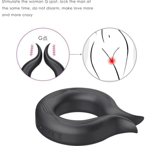 Vibrators Sex Toys for Couples Penis Cock Ring Lock Semen Delayed Ejaculation Long Lasting Vagina Stimulation Clitoris Massager