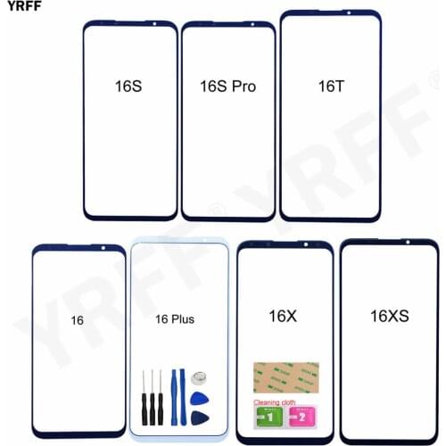 New Phone Outer Glass Cover For Meizu 16X 16XS 16 Plus 16S Pro 16T Front Glass Panel (No Touch Screen) Assembly Parts