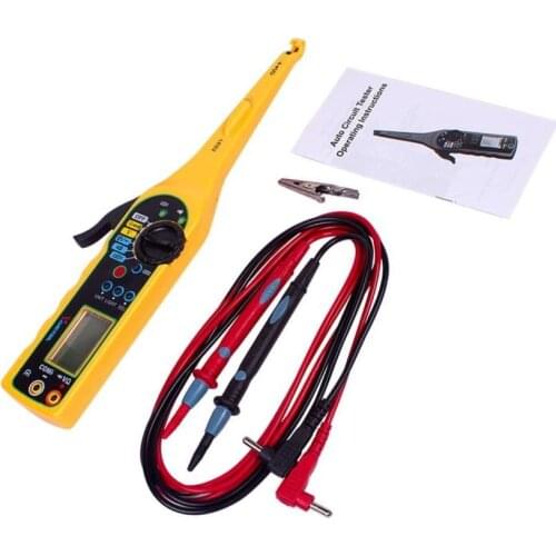Acheheng Auto car Power Electric Circuit Tester MS8211 0-380V Automotive Multimeter Lamp Car Repair Tool With LCD Screen Display