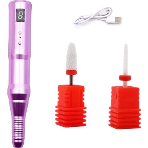 Q1FB Nail Drill Kit Electric Nail File Portable Nail Drill Machine Professional Manicure Pedicure Set Polishing Shape Tools