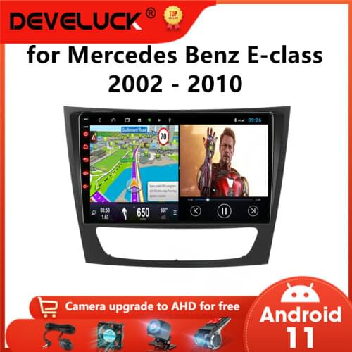 Android 10 2 Din Car Radio for Mercedes Benz E-class W211 E200 E220 E300 E350 E240 CLS 2002 - 2010 Multimedia Player Stereo DVD