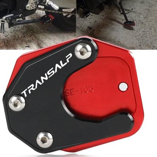 Motorcycle Side Stand Enlarger Plate Kickstand Enlarge Foot shelf For Honda XLV 600 650 700 TRANSALP DOMINATOR NX 650 FMX 650