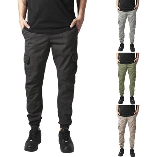 Mens Tactical Pants Multi Pocket Elastic Waist Military Trousers Male Casual Cargo Pants Men Clothing Slim Fit 4xl Sweatpants