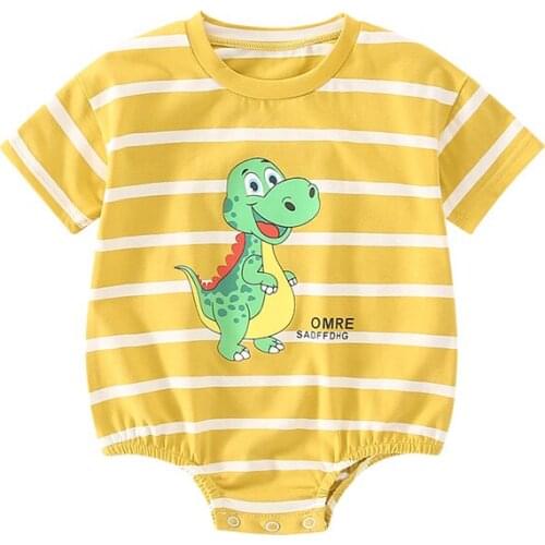 Baby Romper Summer Newborn Soft Cotton Fashion Short Sleeve Boy Babysuit Kawaii Cute Girl Clothes Jumpsuits Clothing Playsuits