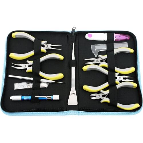 GemTrue combination nose plier hand tool cutters prong setting plier multi function jewelry making sets