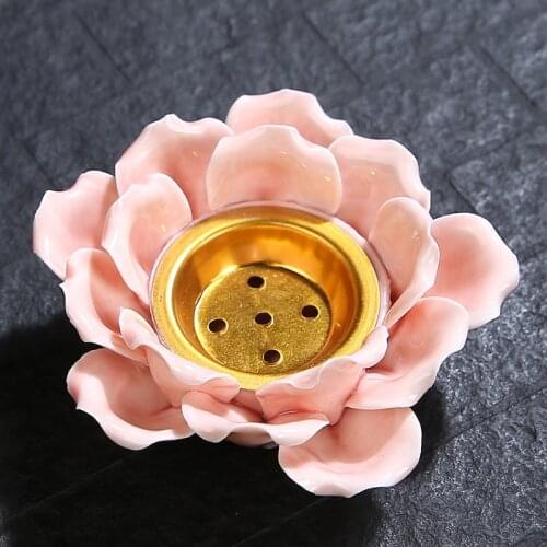 Middle Eastern Incense Burner Ceramic Handmade Flower Incense Burner Arabian Aromatherapy Burner Incent Burners Home Decor