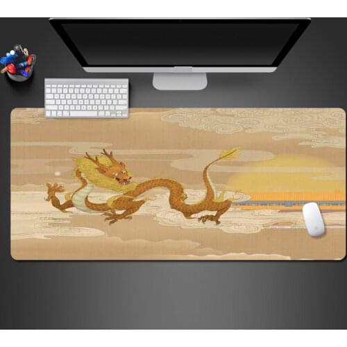 Chinese Retro Unique Design Dragon Mouse Pad High Quality Gaming Mousepad Computer Keyboard Desk Mat Large Play Mats Best Gift