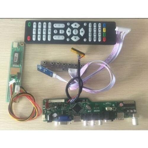 Latumab Kit for LP154WX4(TL)(C3) TV+HDMI+VGA+USB LCD LED screen Controller Driver Board Free shipping