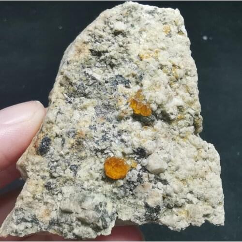 78g.Natural rare garnet, feldspar, mica, intergrowth and multi mineral crystal energy stone decorative specimens