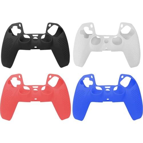 Anti-slip Silicone Cover Skin for Sony PlayStation Dualshock 5 PS5 Controller Case Thumb Stick Grip Cap for DualSense