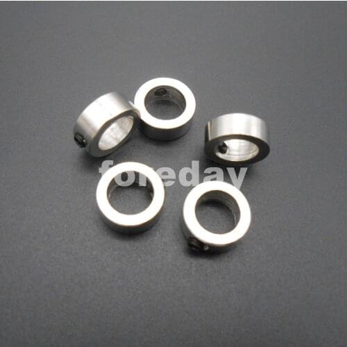 NEW 5PCS/LOT DIY 8MM 8.05MM Metal Bushing Axle Sleeve 2.3g Weight Stainless Steel Shaft Sleeve Chuck Chucks TH=5MM M8 *FD070X20