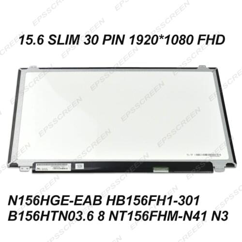 New display 15.6 slim 30 pin FHD 1920*1080 laptop screen FOR Asus Q501L Q550L LED LCD PANEL MATRIX REPLACEMENT