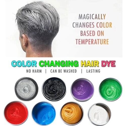 Color Changing Hair Dye Mild Temperature Changing Hair Disposable No Irritate No Hurt Hair Color Changing Hair Dye Hair Products