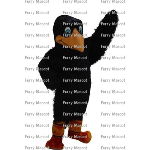 Black Crow Bird Sale Mascot Costume Suit Game Dress Outfit Cosplay Unisex Halloween Birthday Party Cosplay