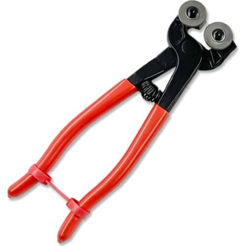 Glass/Marble/Plastic Cutting Pliers DIY Mosaic Tool Aluminum Alloy Cutter Plier Double Roller Ceramic Tile Nipper Multi-function