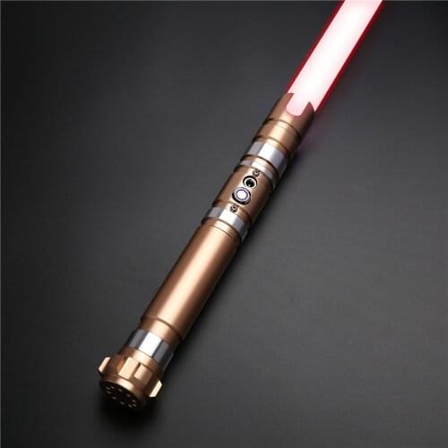 CIELTAN Dueling RGB Lightsaber Metal Handle Sword 12 Color Change 6 Volume Adjustment Force FX Light Saber Laser Sword Toys