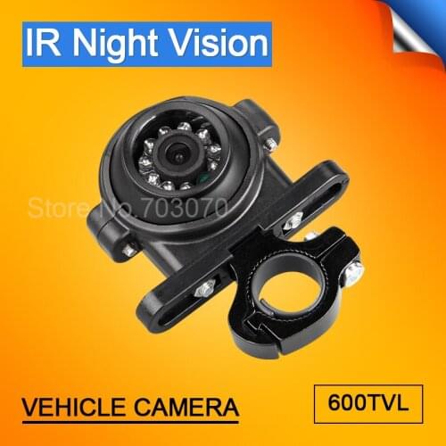 New Style CCD Outdoor Night Vision Backup Camera With Holder 3.6MM 4Pin 600TVL CCTV Security Side Camera For Bus Truck Auto