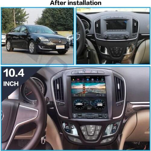 Vertical screen Tesla Style PX6 Android 9.0 4+64GB Car Radio Player Car GPS Navigation For Buick Regal 2014-2018