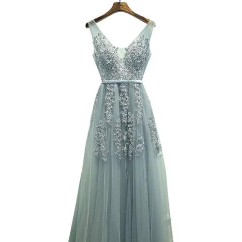 Sleeveless Mesh Embroidered V-neck Dress Women Party White Grey Red Dress Elegant Fashion A-line Dress British Style Dresses