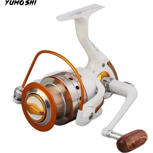2020 Winter Fishing Tackle YUMOSHI BX500-9000 Metal Spool 5.2:1 Spinning Carp Fishing Reels For Saltwater Ria Material Fishing