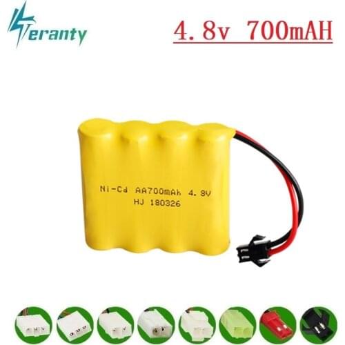 4.8v Rechargeable Battery For Rc toys Cars Tanks Robots Gun 700mah Ni-cd Battery AA 4.8v 700mah Batteries Pack For Rc Boat 1PCS