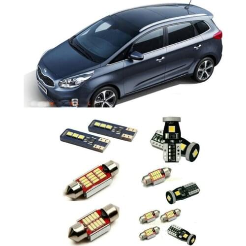 5x Led interior lights For kia new carens sunroof Led Lights For Cars lighting kit automotive bulbs Canbus Error Free