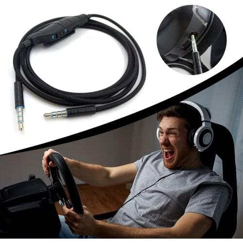 Headphone Audio Cable Cord Line Headphone Speaker Wire Line Aux Cord for Logitech G633 G635 Game Headset Accessories