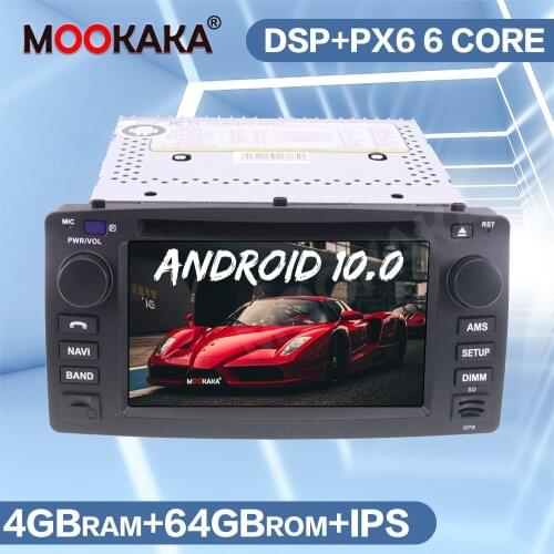 Android 10.0 4GB+64GB Car Radio GPS Navigation for Toyota Corolla EX 2001 2002-2006 Multimedia DVD Player Auto Stereo Head Unit
