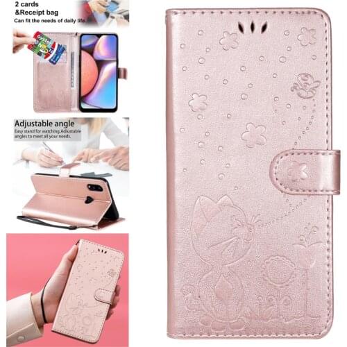 Smartphone Cases For Samsung A11 US Gray PU Leather Wallet Book Phone Cover Galaxy capa A10S A10 A10E Eurasian version Mobile