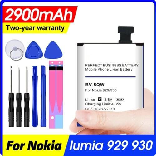 BV-5QW BV5QW 2900mAh Li-ion Phone Battery for Nokia lumia 929 930 RM927 929