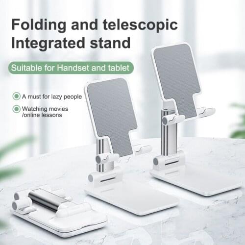 2020 Metal Mobile Phone Holder Stand for iPhone 11 Pro X XS iPad Air Metal Foldable Mobile Phone Stand Desk for Xiaomi Huawei